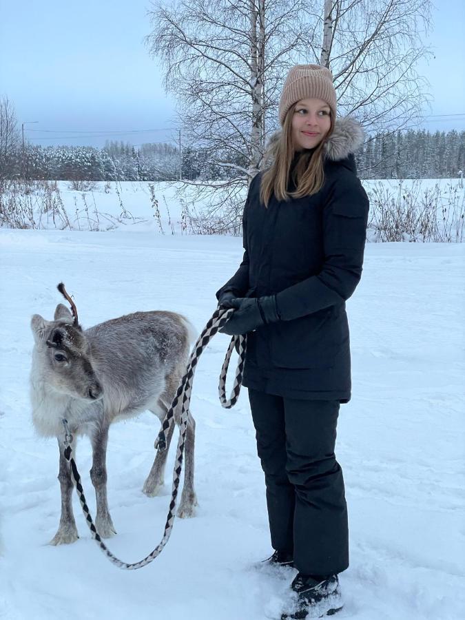 Villa Beautiful Rural Experience With Reindeer Tervola Exterior foto